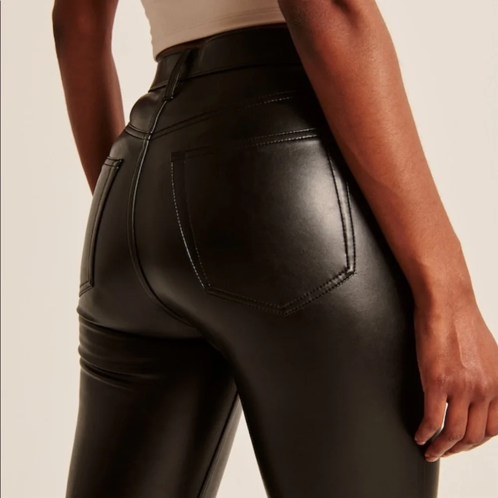 Leather Skinny High Rise - Picture 2 of 7